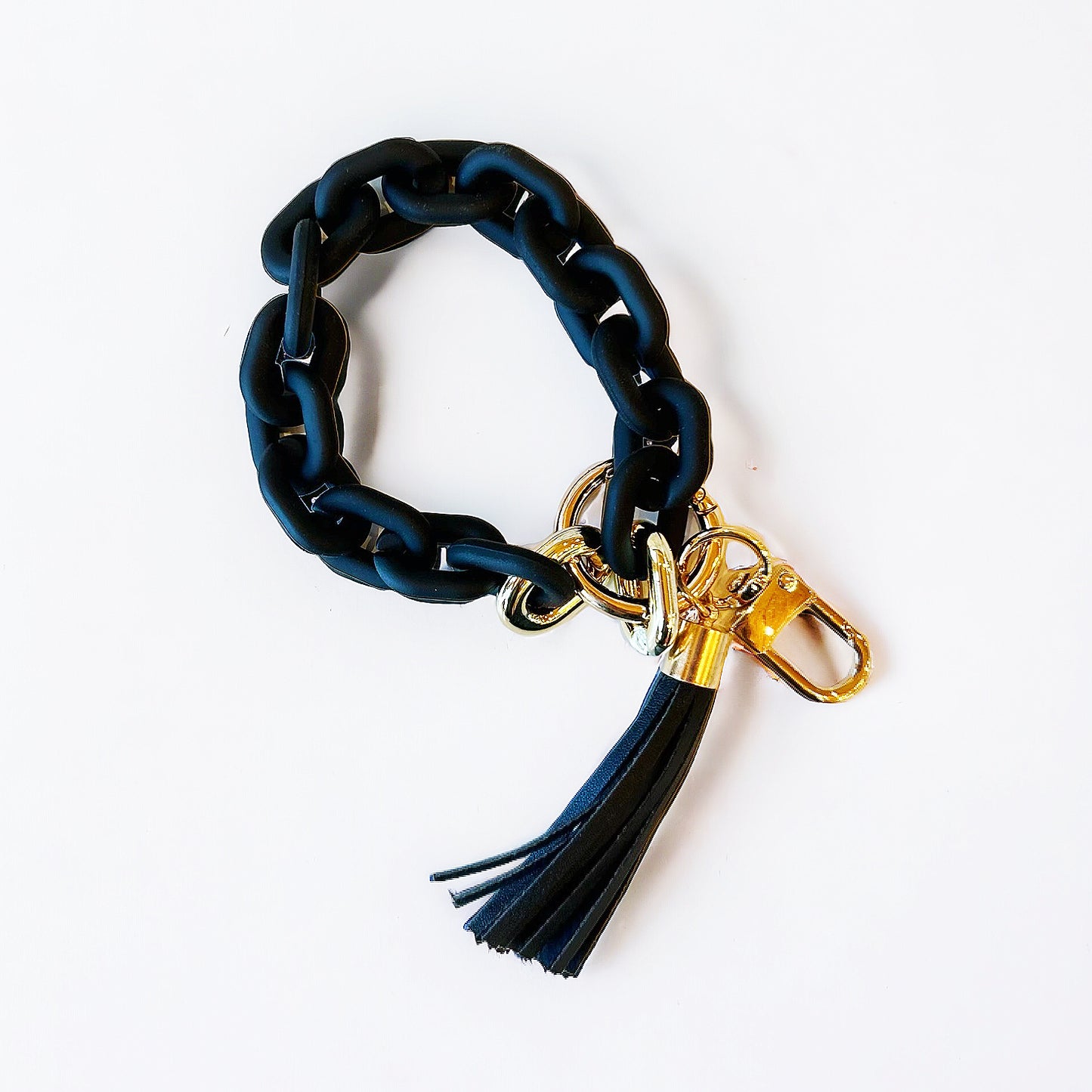 Jumbo Chain Black Keychain