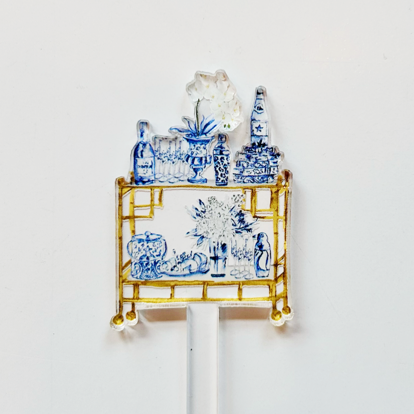 Chinoiserie Themed Drink Stirrers