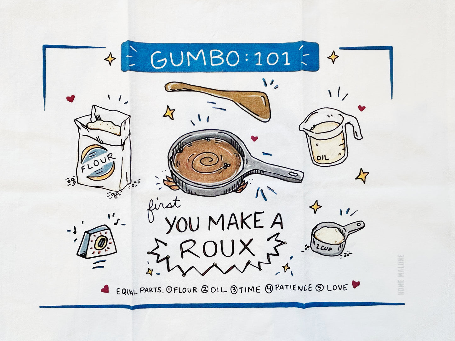 Gumbo 101 Kitchen Towel
