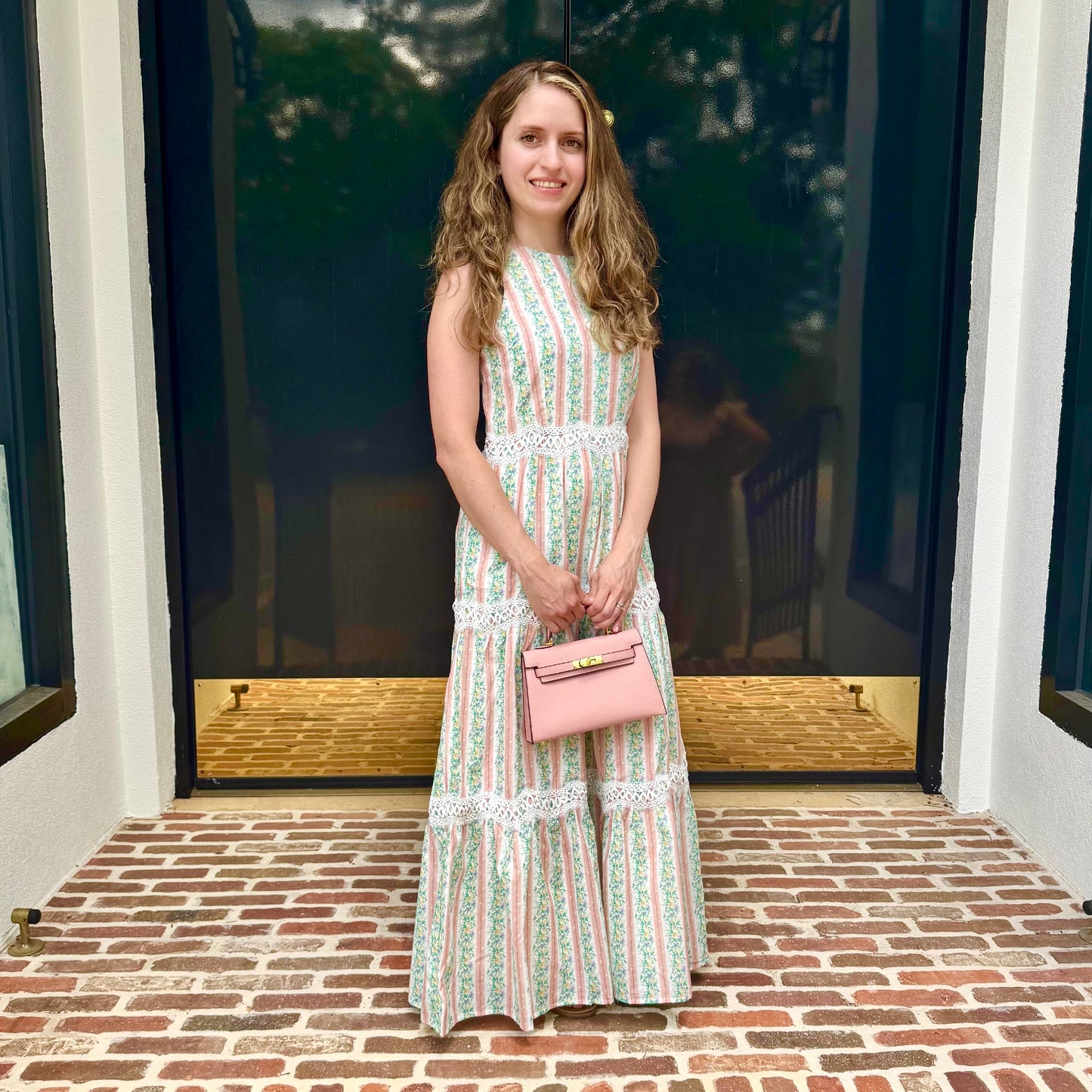 Grandmillennial Lace Maxi Dress~Final Sale