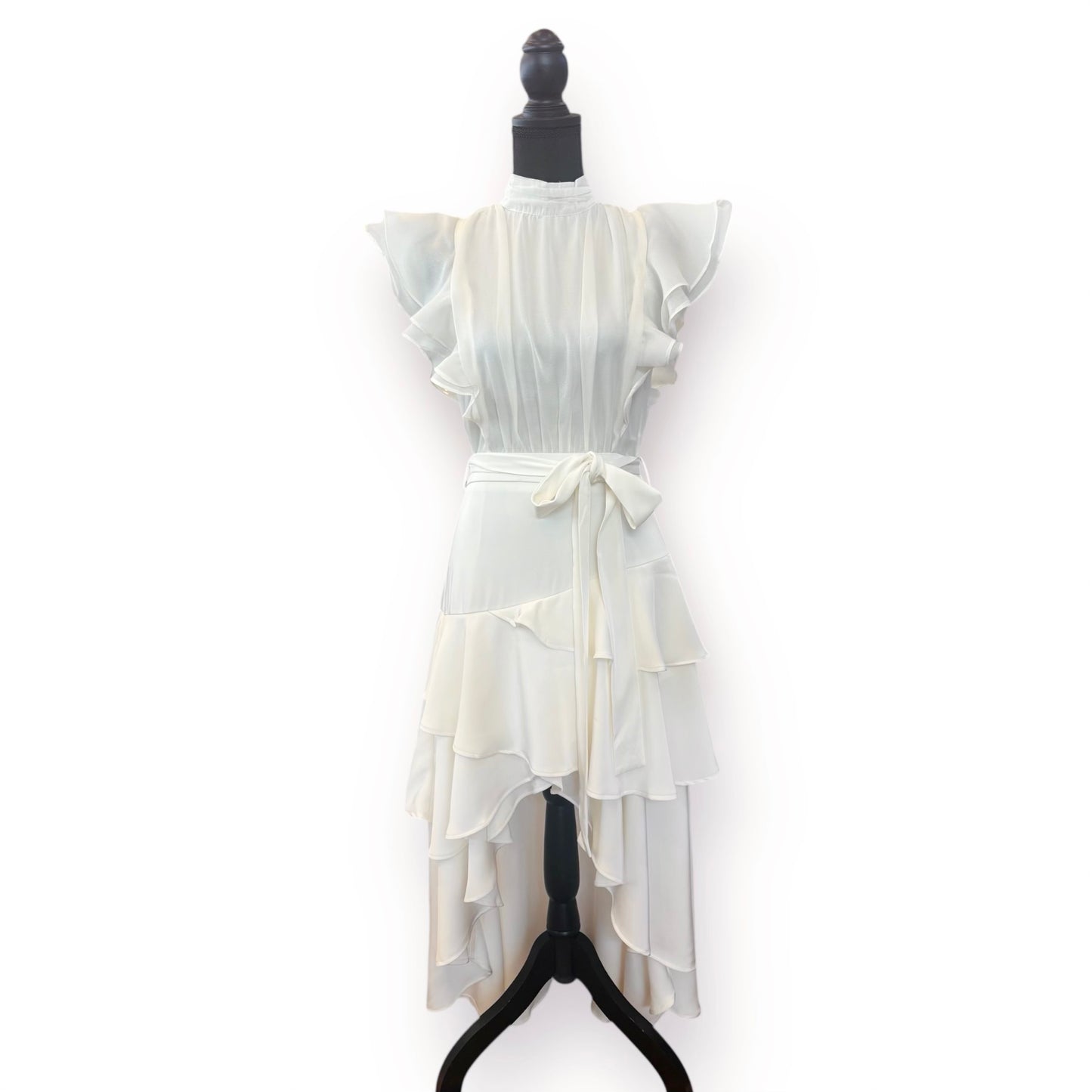 Rana Ruffle High-Low Dress ~ Final Sale