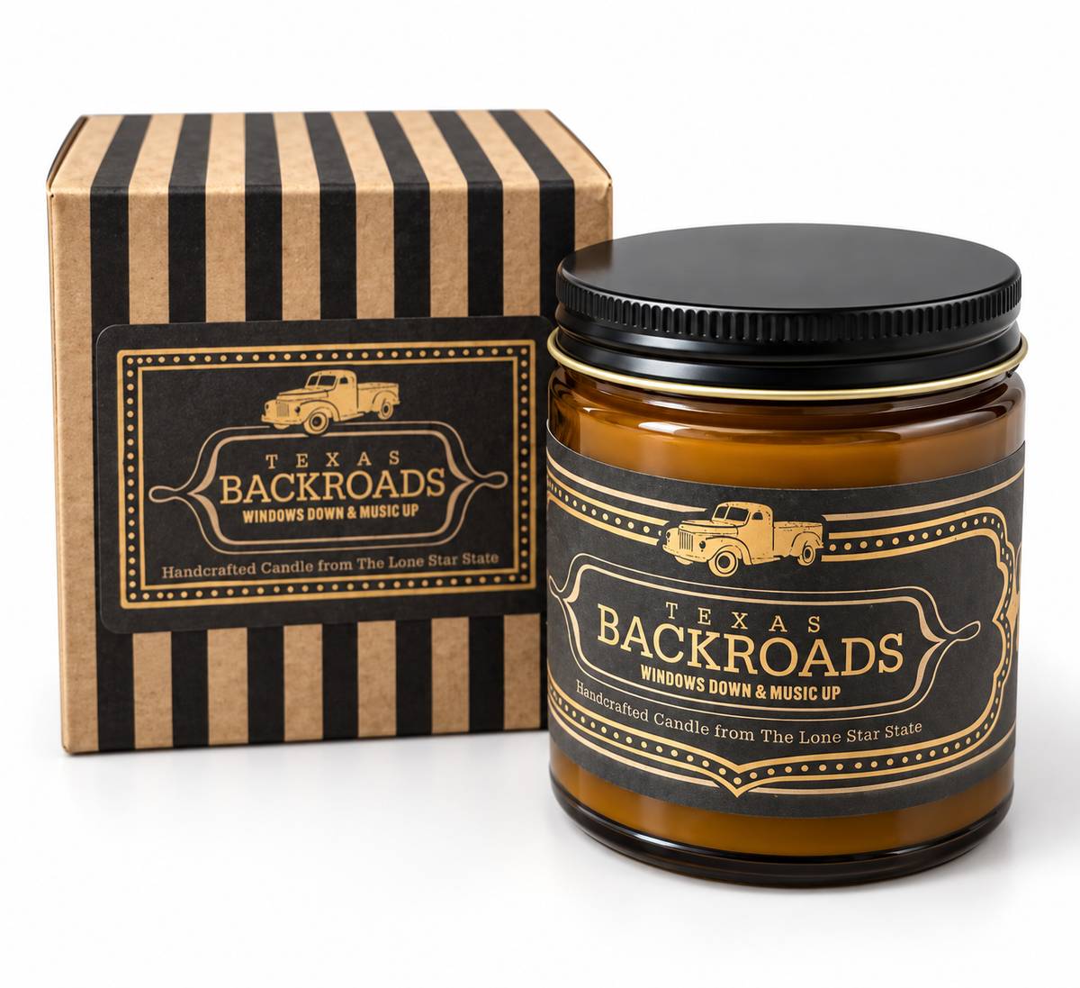 Texas Backroads Jackson Vaughn Candle
