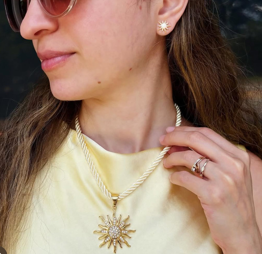 Opal Sunshine Studs