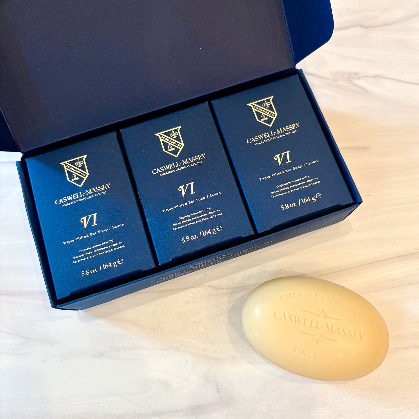 Caswell-Massey VI Soap Set