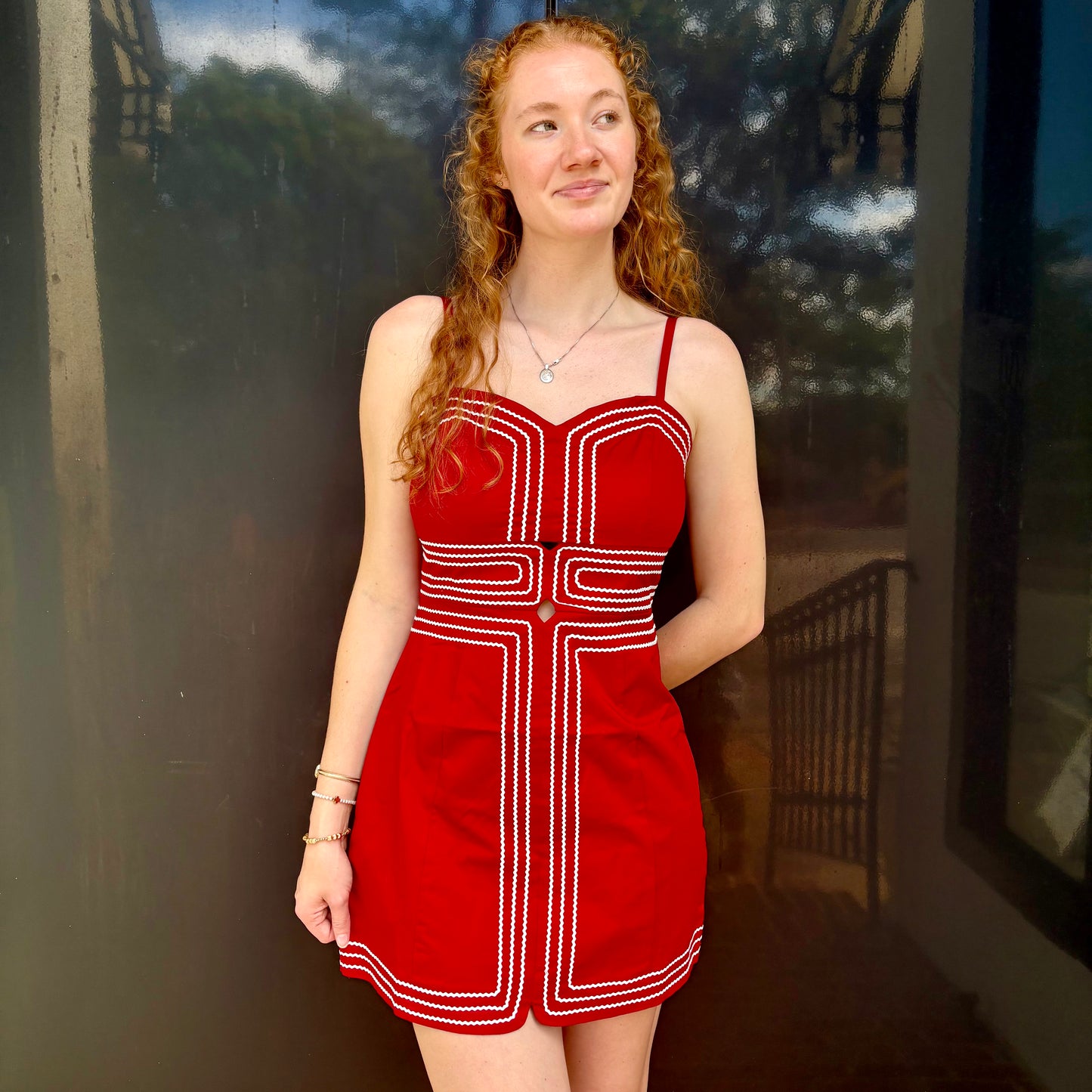 Crimson Coast Mini Dress