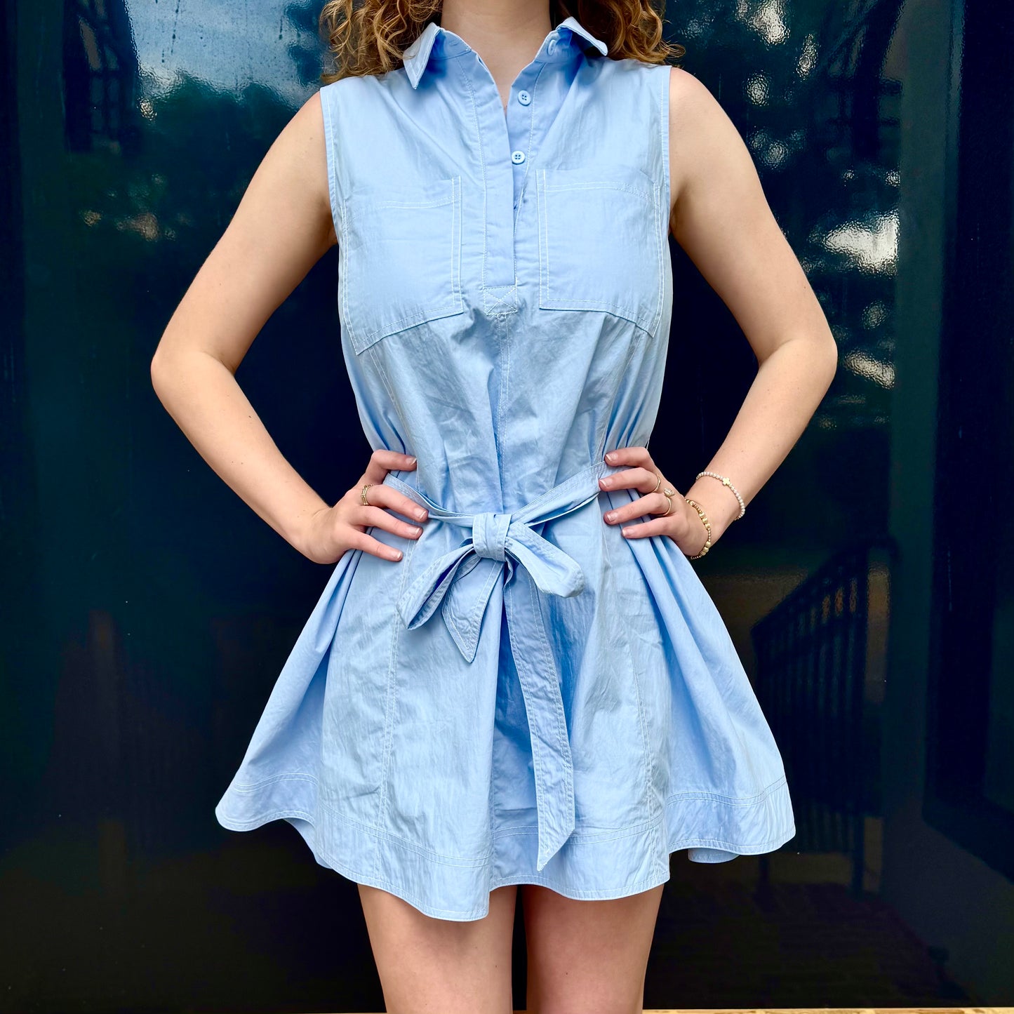 Blue Collar Belle Mini Dress ~Final Sale