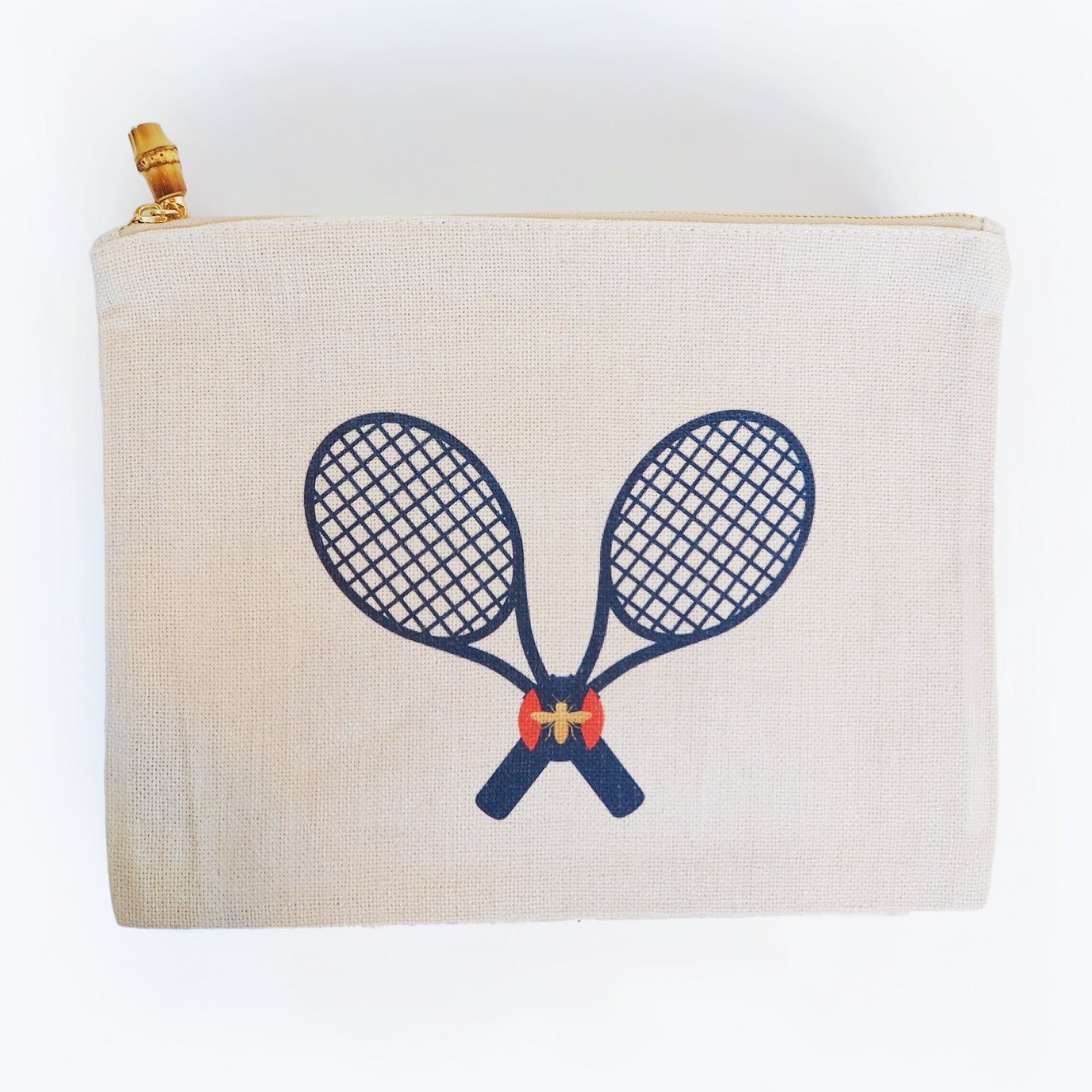 Tweed Tennis Zipper Bag