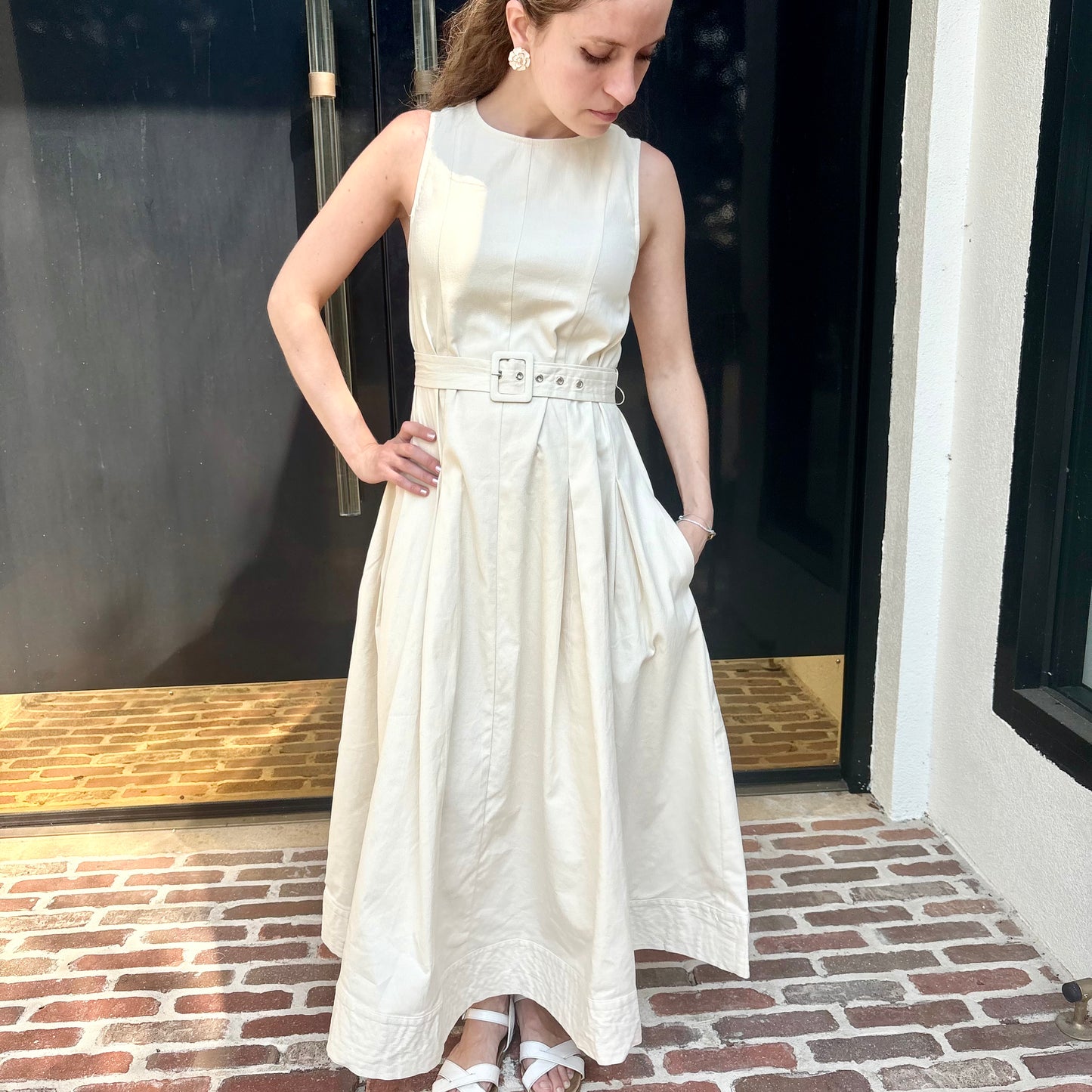 Ivory Isle Midi Dress~ Final Sale