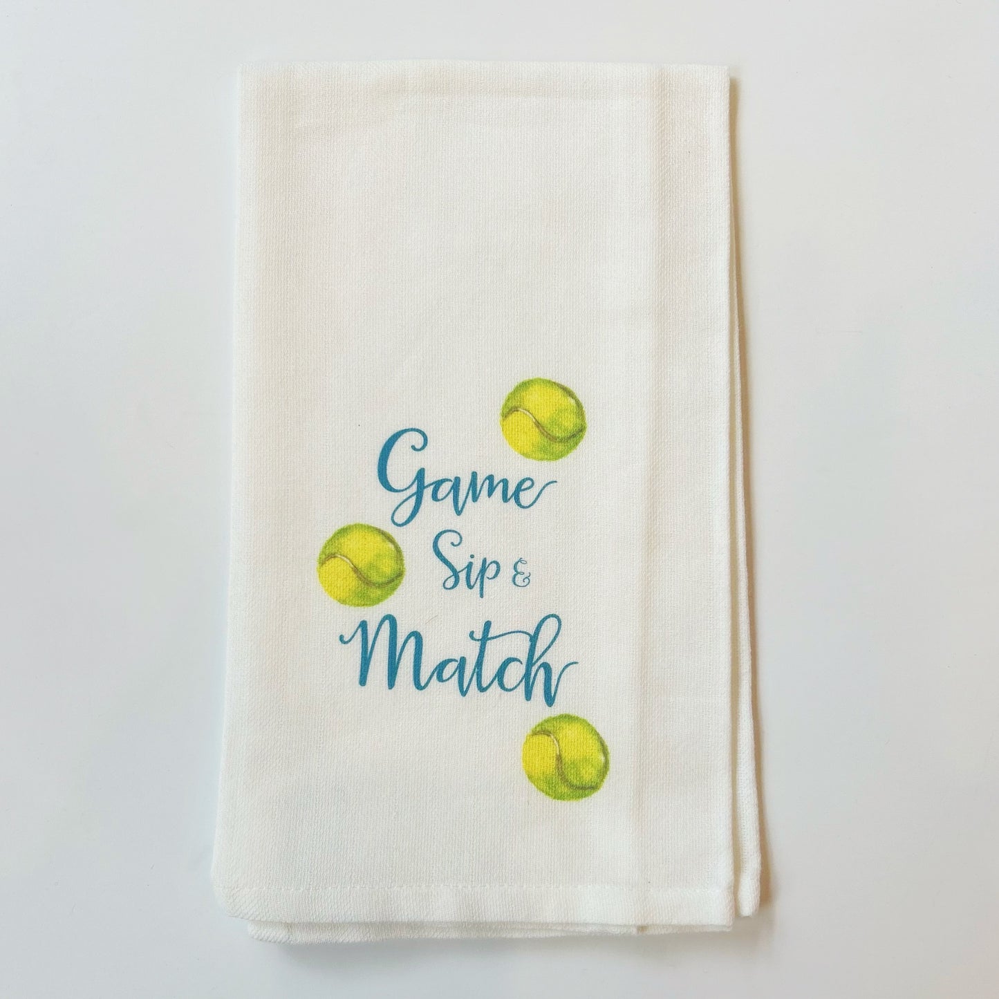 Game, Sip, Match Kitchen Towel