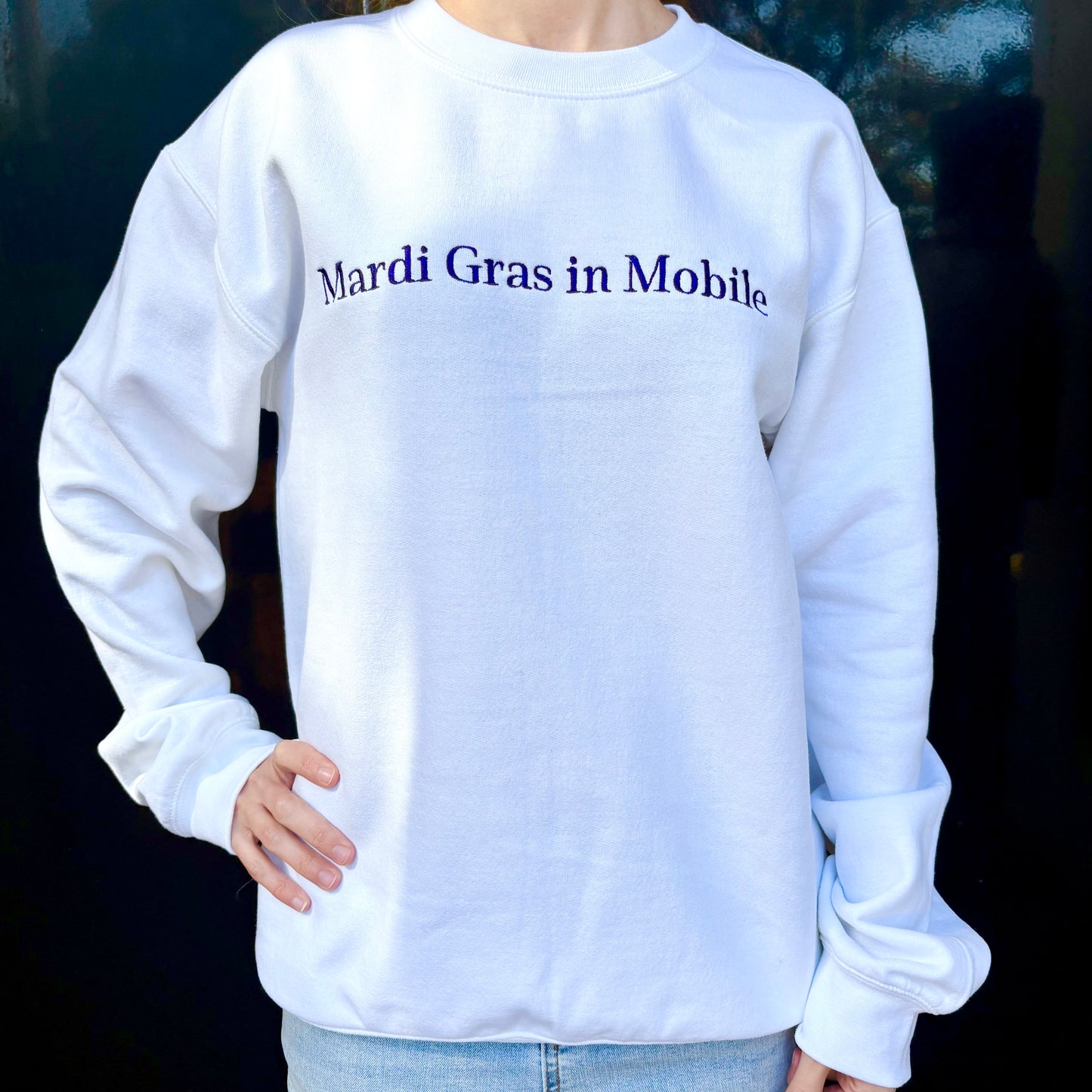 Mardi Gras in Mobile Sweatshirt