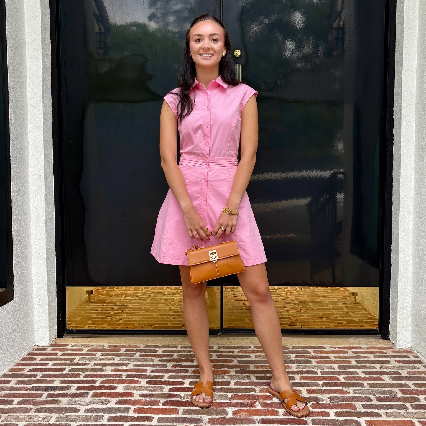 Cute as a Button Dress – Pink Lemonade