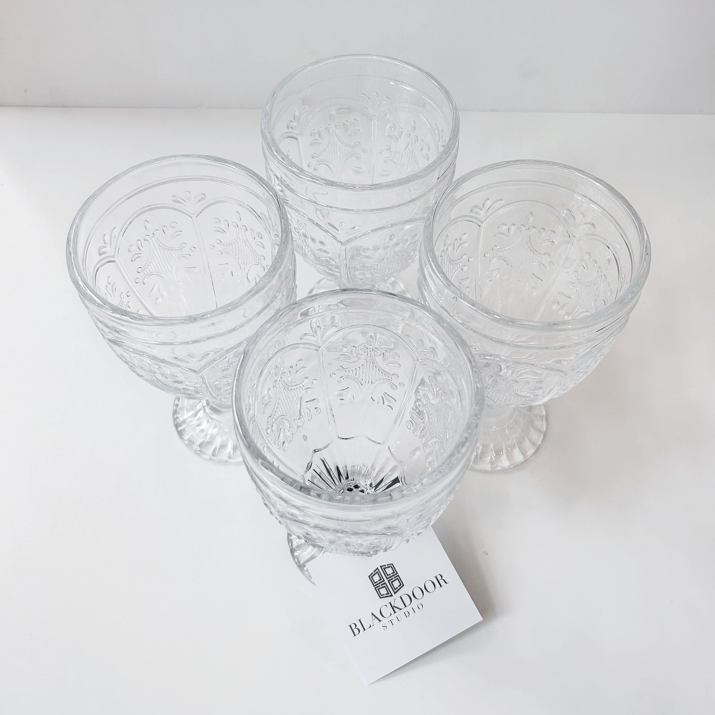 Fitz and Floyd Wine Glass Goblets