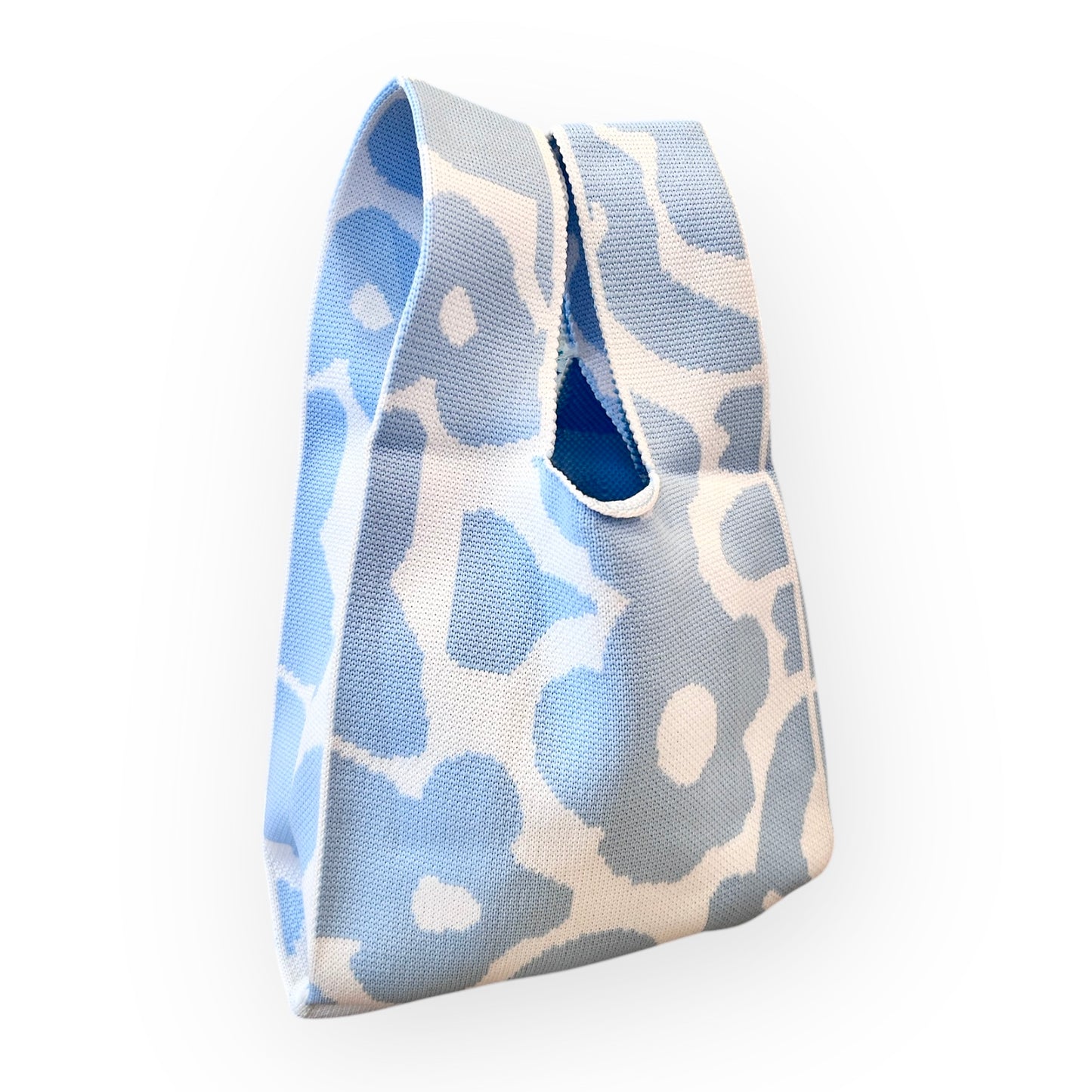 Groovy Flower Knit Tote Bag