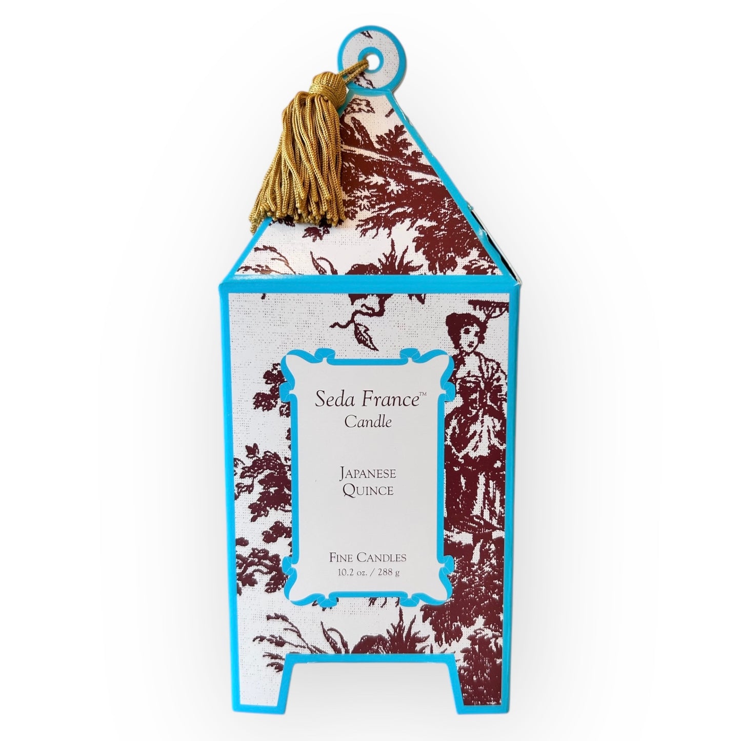 Seda France Classic Toile Pagoda Box Candle