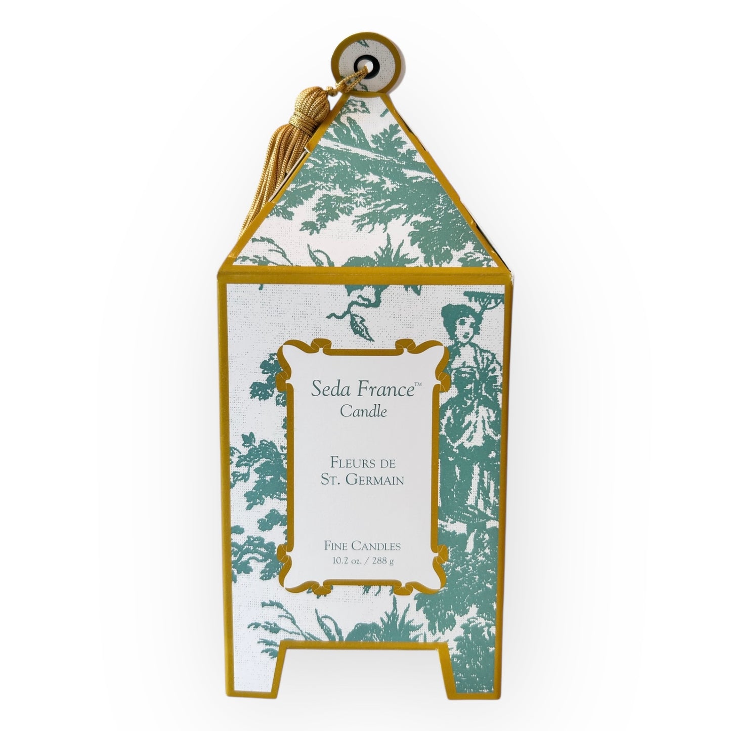 Seda France Classic Toile Pagoda Box Candle