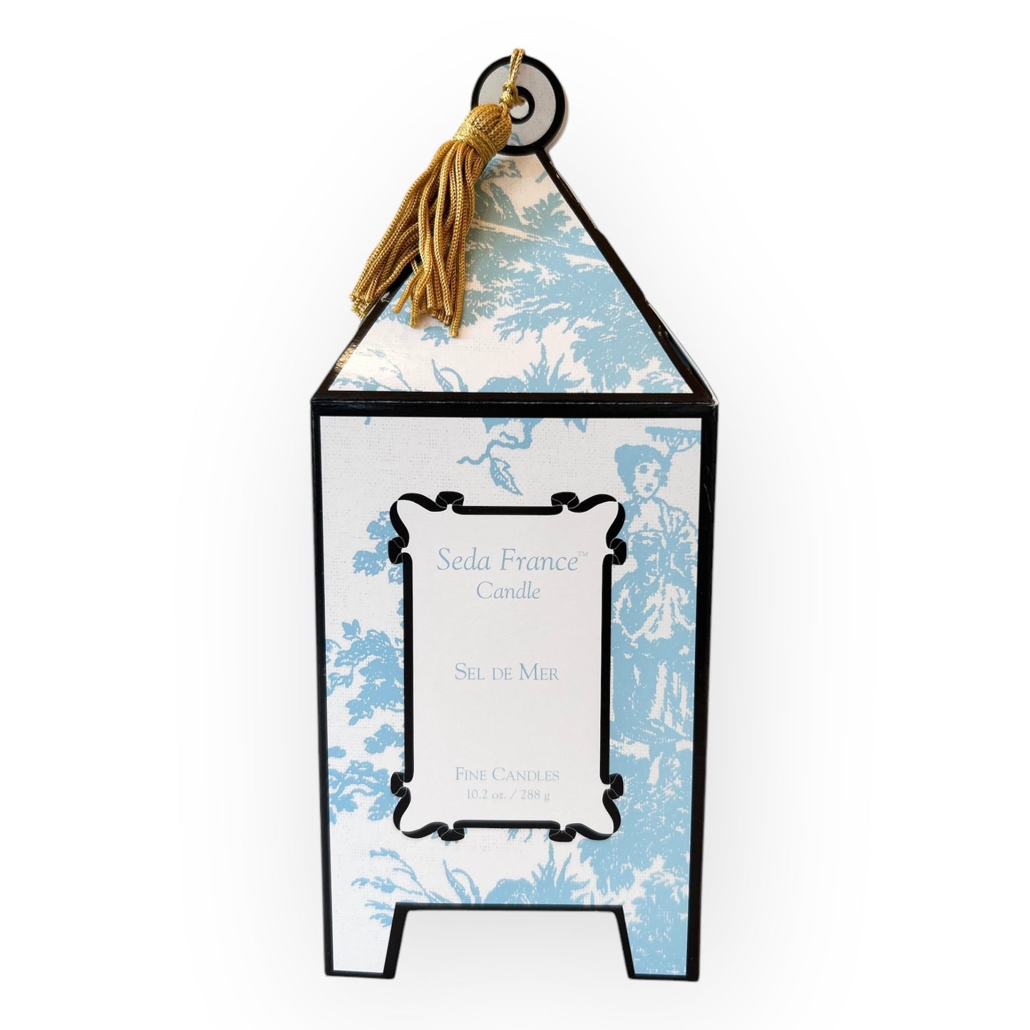 Seda France Classic Toile Pagoda Box Candle