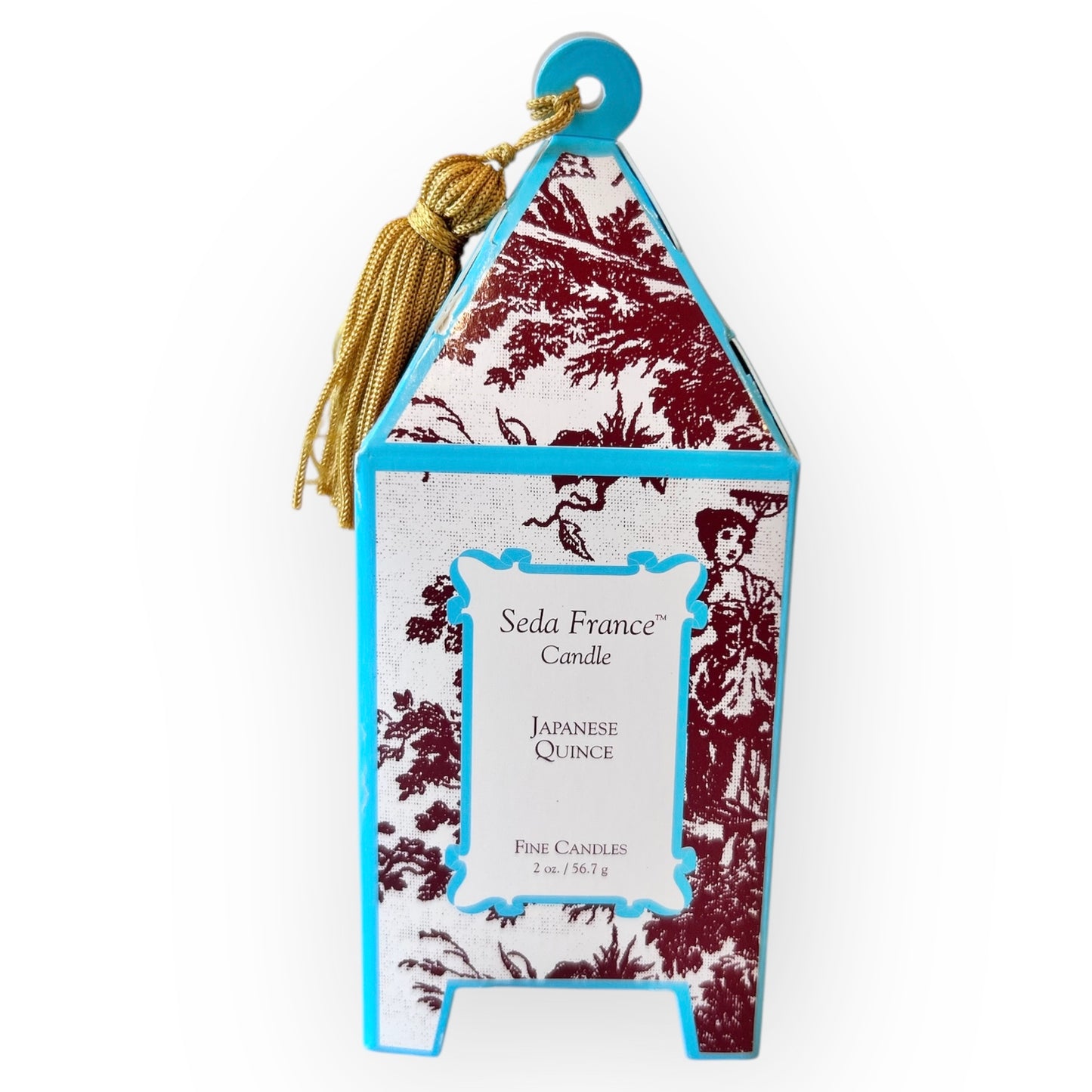 Seda France Classic Toile Pagoda Box Candle Mini
