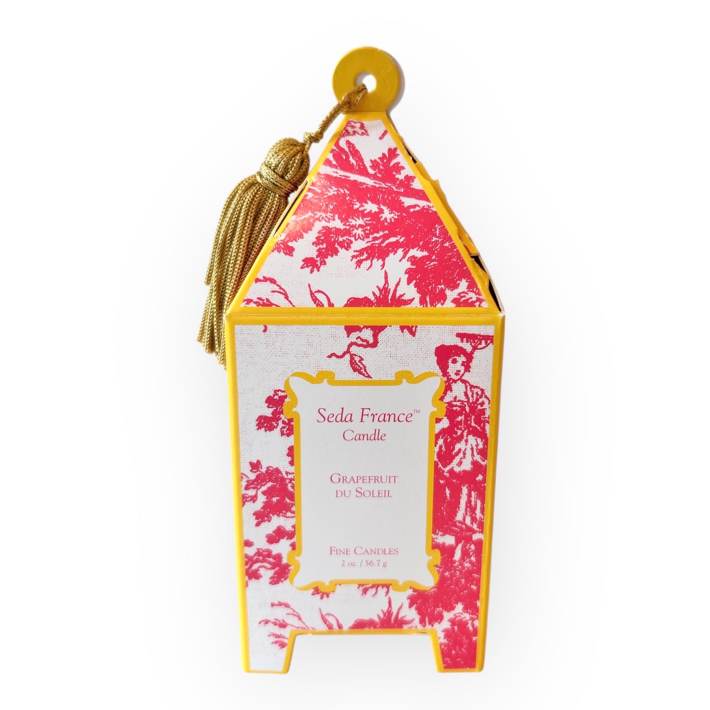 Seda France Classic Toile Pagoda Box Candle Mini