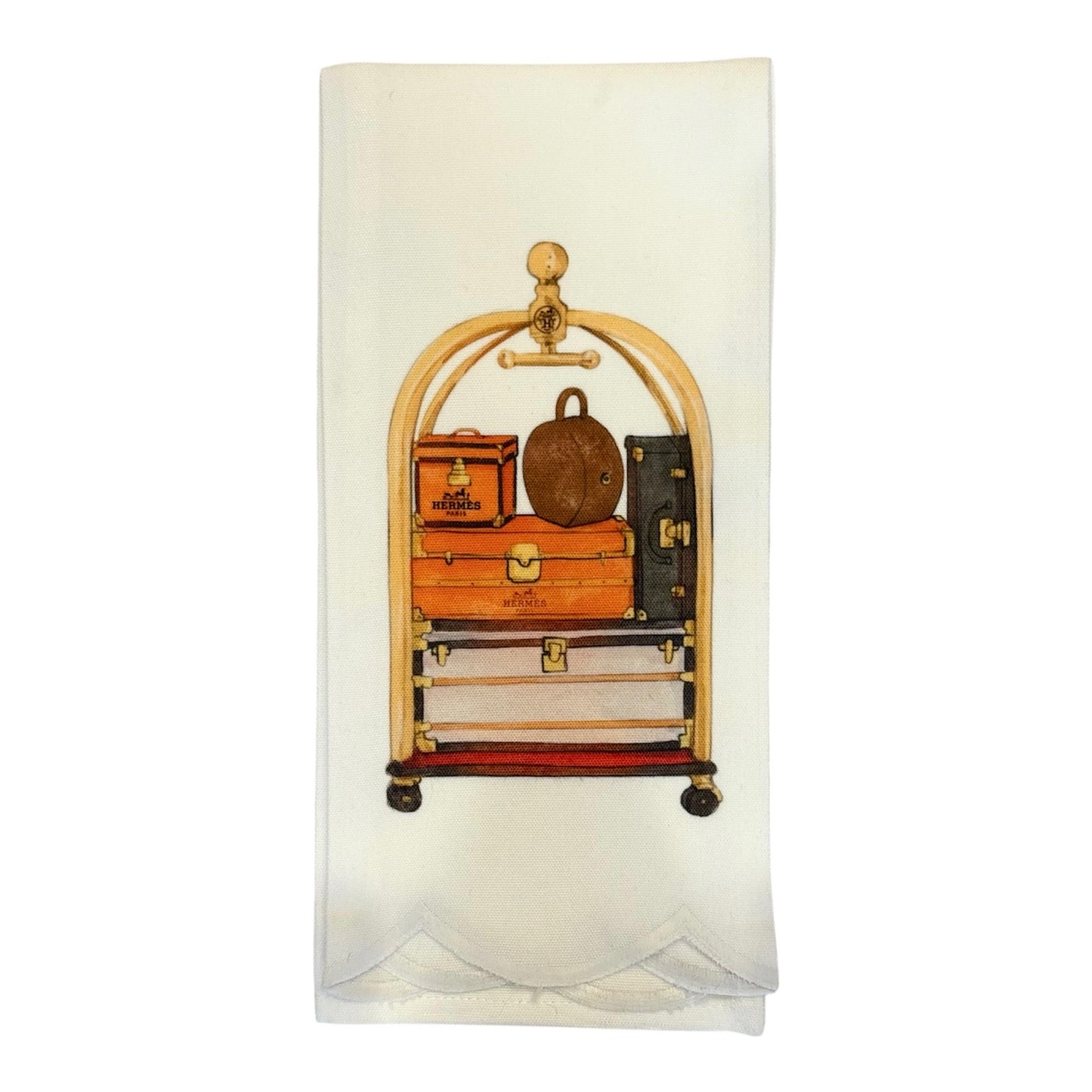 Hotel Lobby Luggage Cart Kitchen Towel