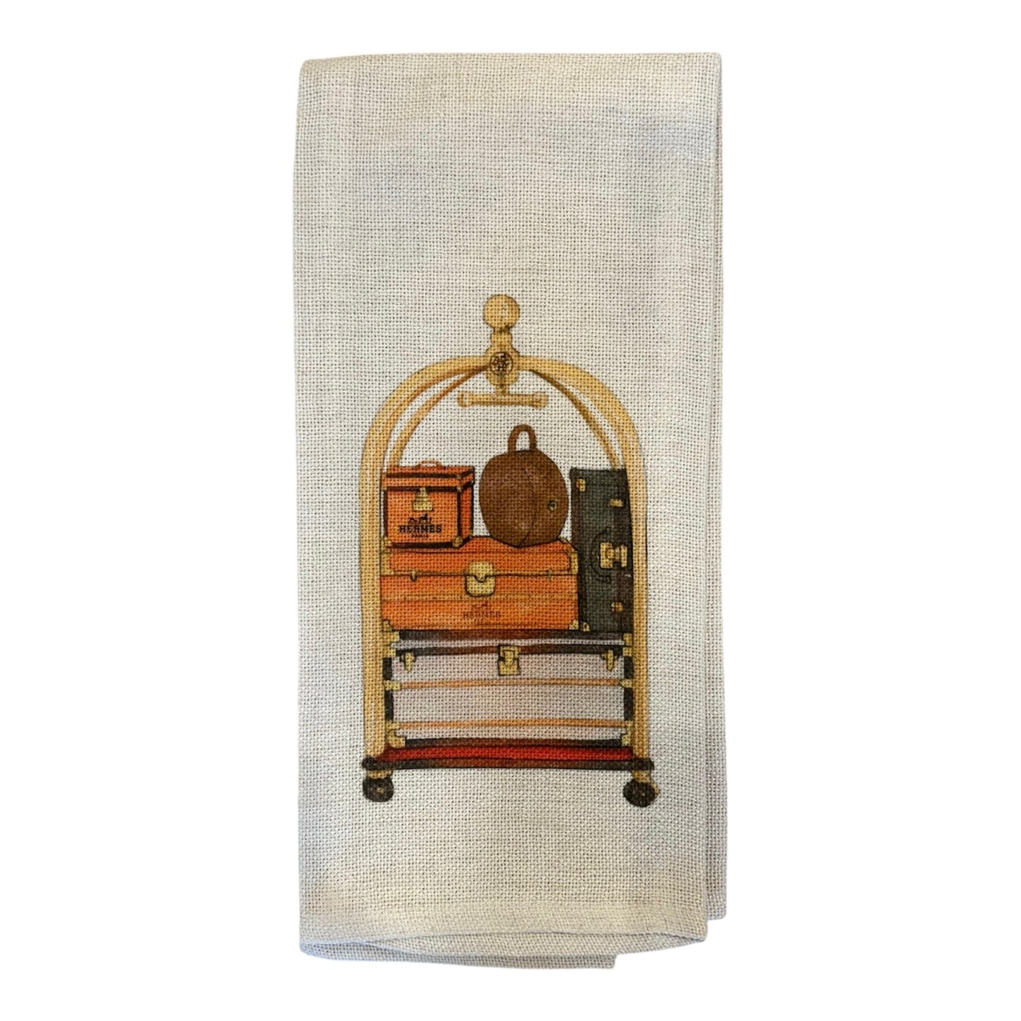 Hotel Lobby Luggage Cart Kitchen Towel
