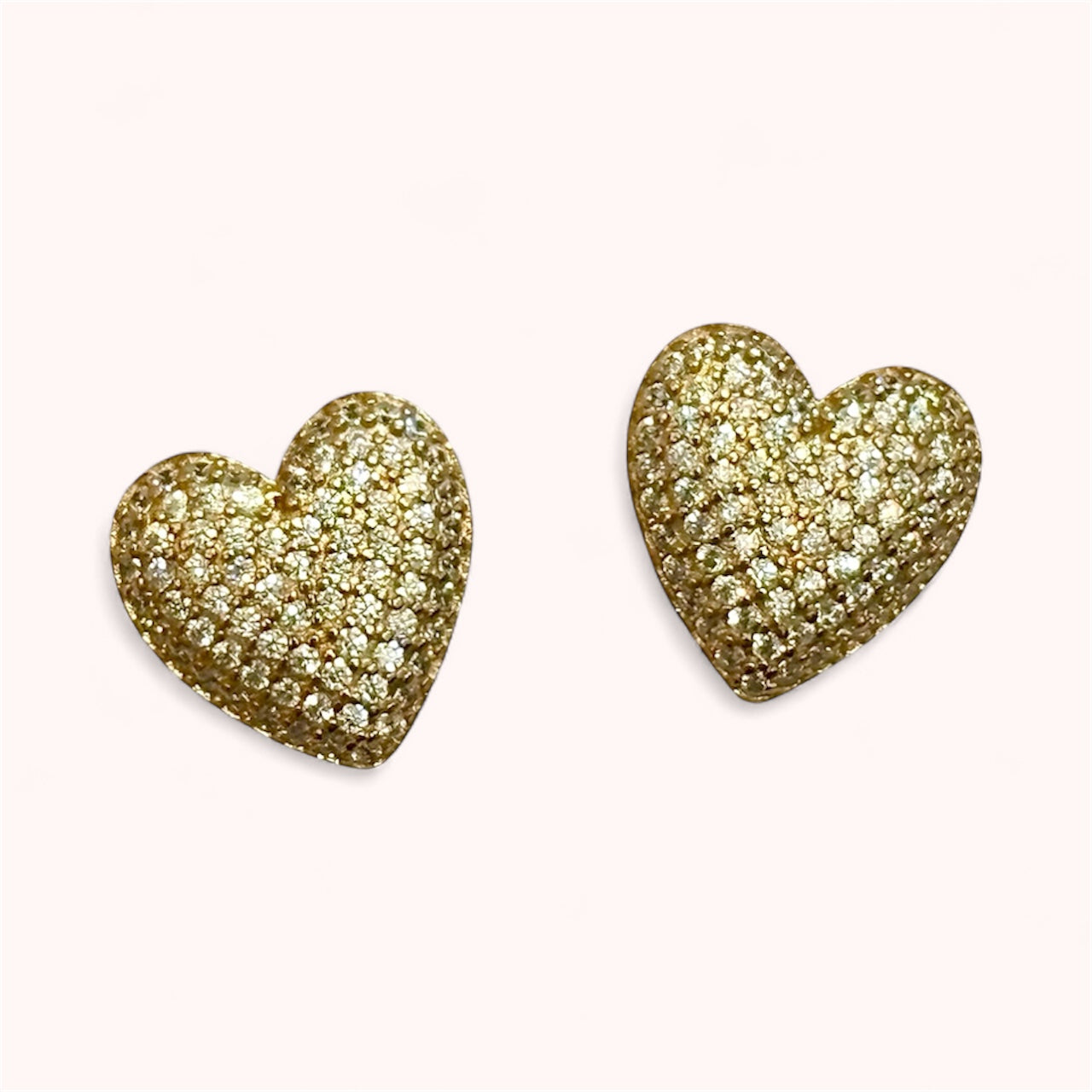 Aurora Heart Studs