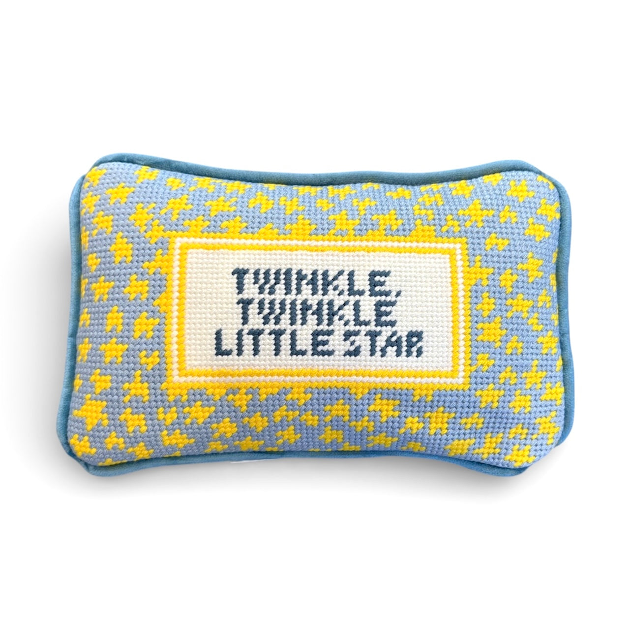 Twinkle Twinkle Little Star Needlepoint Pillow