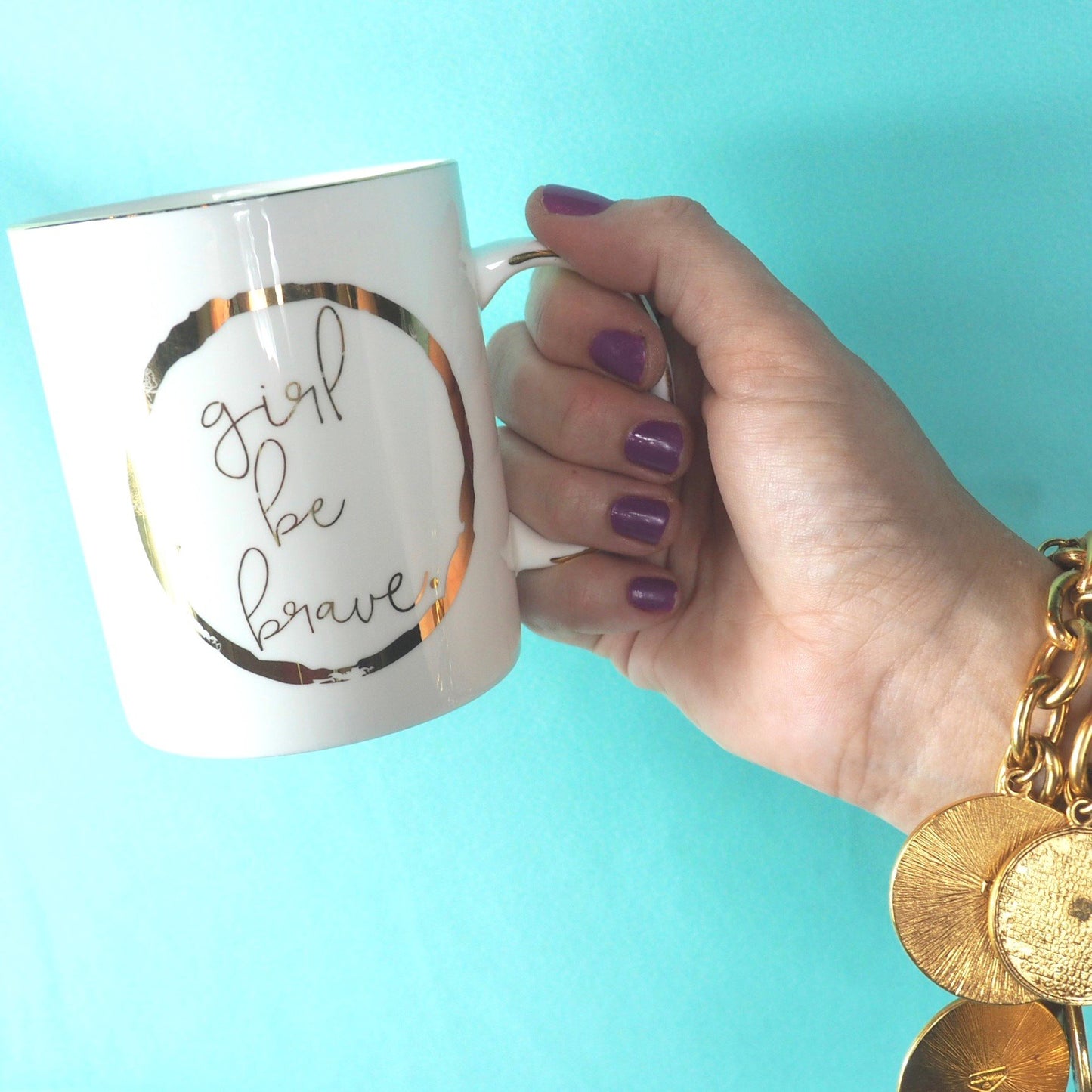 Girl Be Brave Ceramic Coffee Mug