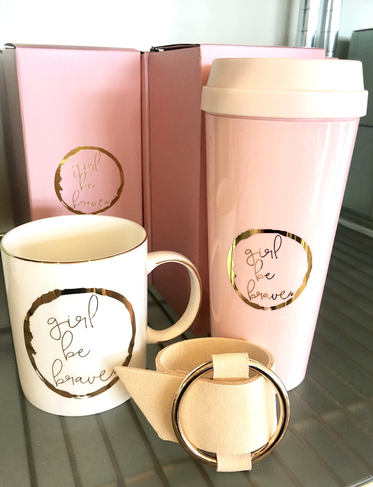 Girl Be Brave Ceramic Coffee Mug