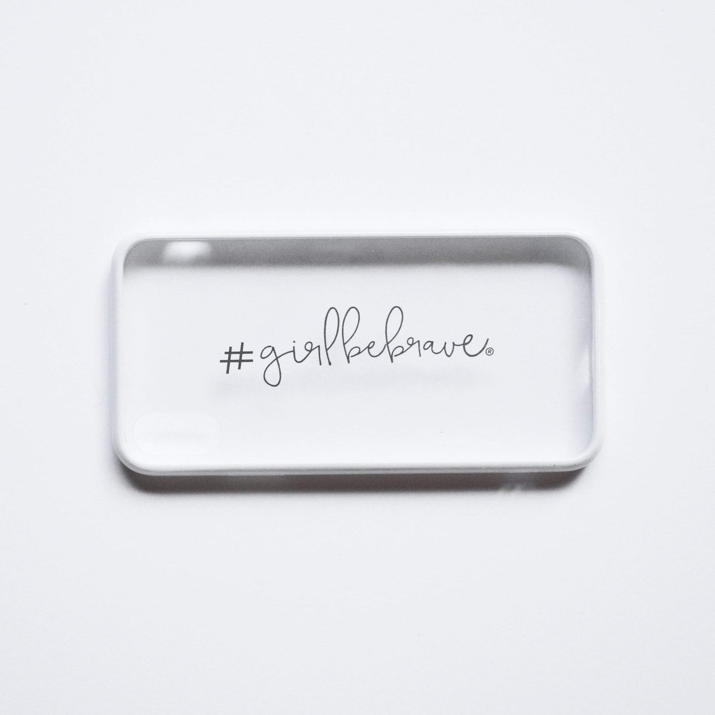 Girl Be Brave IPhone 10 clear phone cover