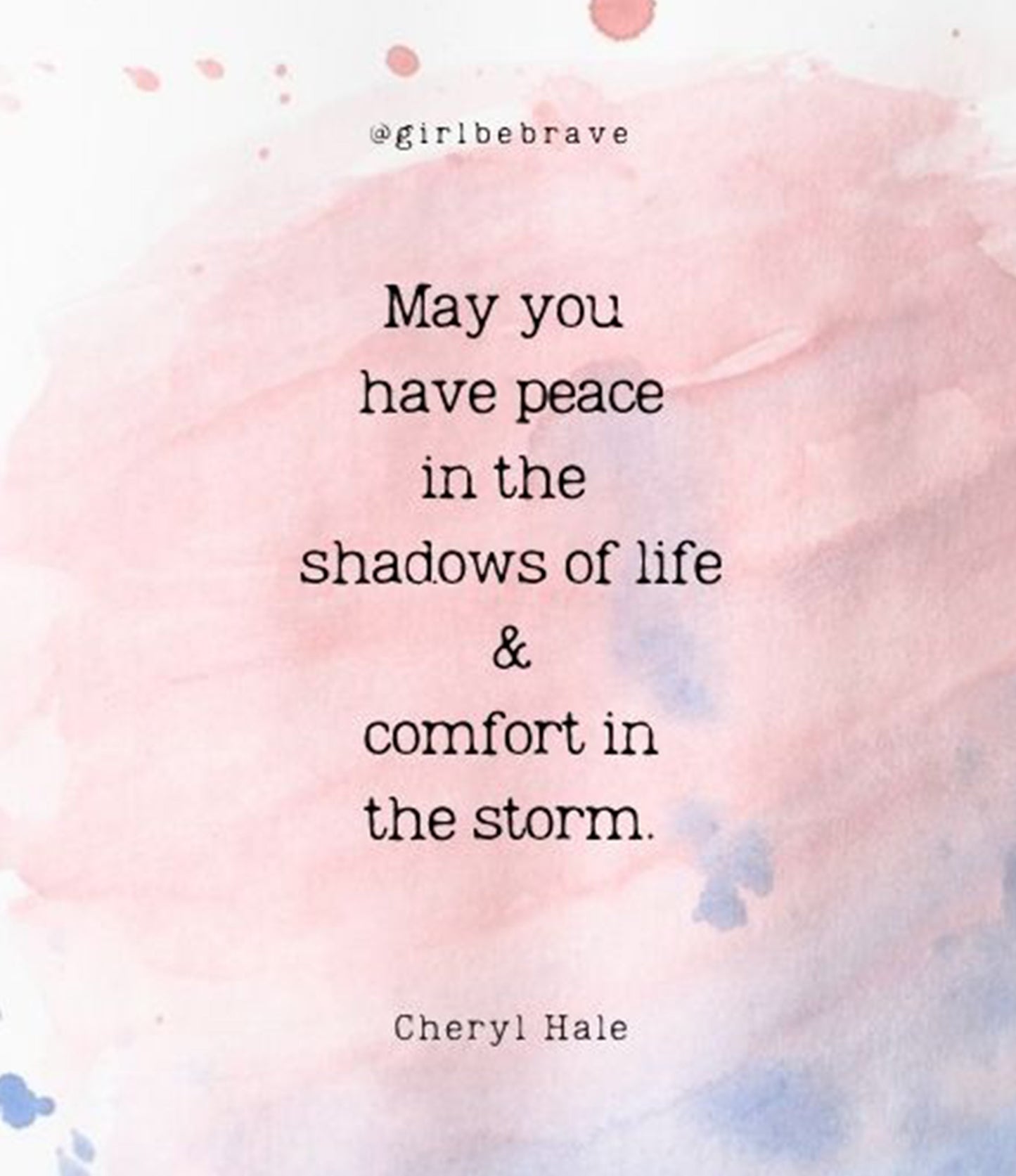 Girl Be Brave Quote Card with Envelope #11