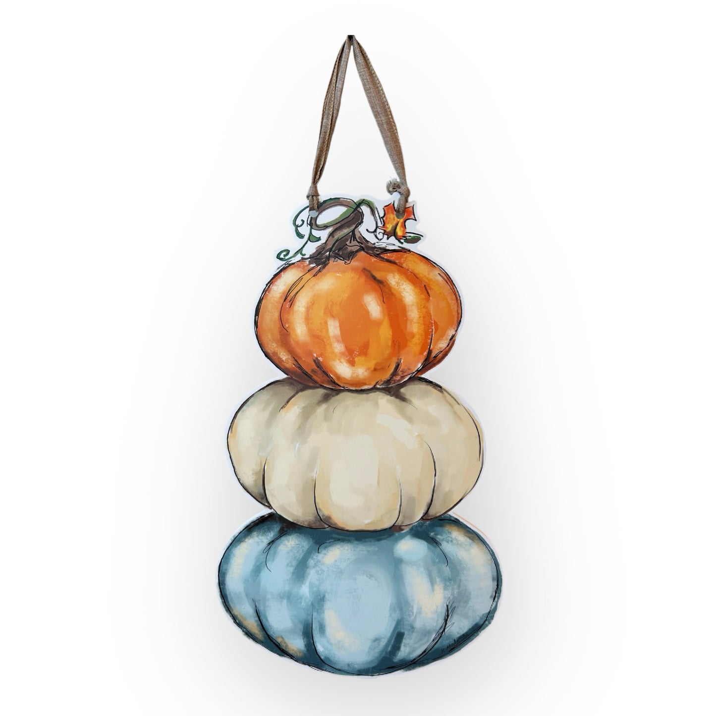 Cute Pumpkins Home Malone Door Hanger