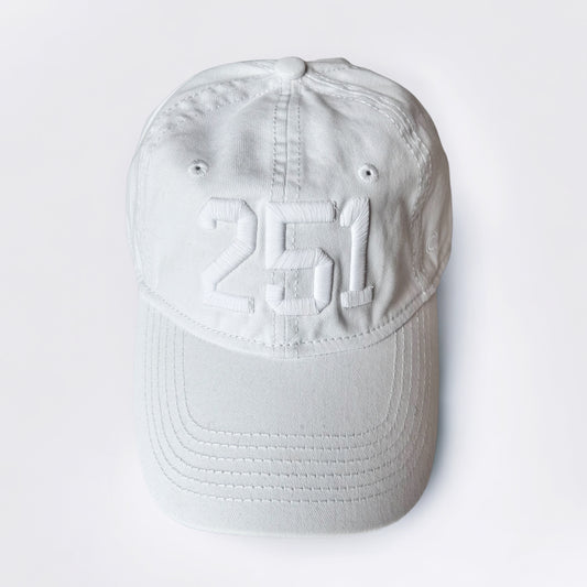 All White 251 Hat