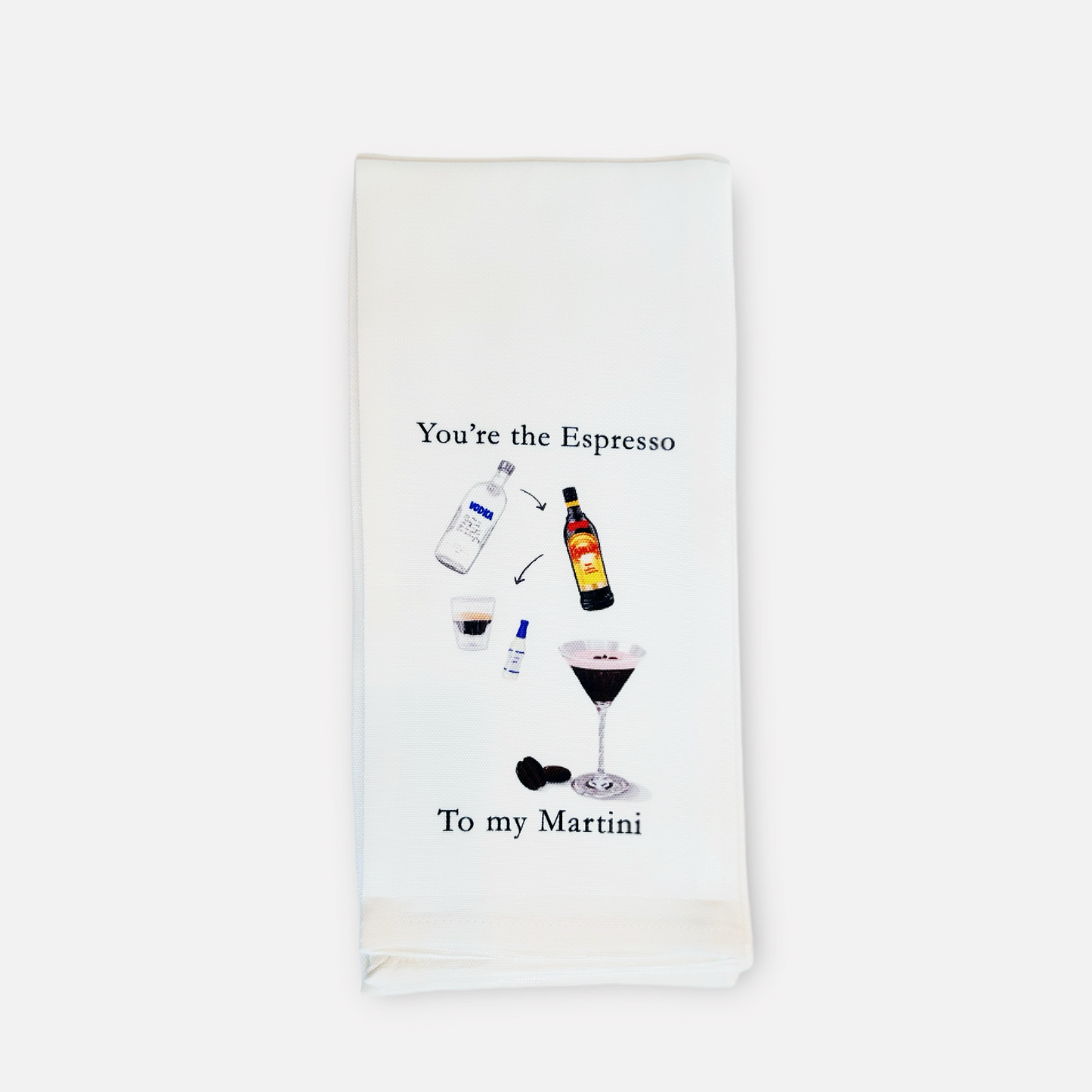 Espresso Martini Recipe Kitchen Towel