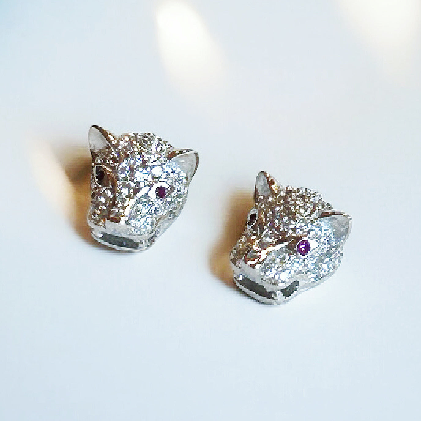 Small Panther Jaguar Studs