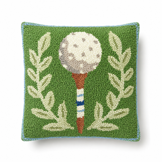 Golf Wreath Pillow
