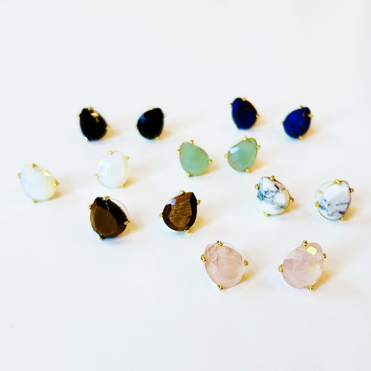 Gemstone Mini Studs