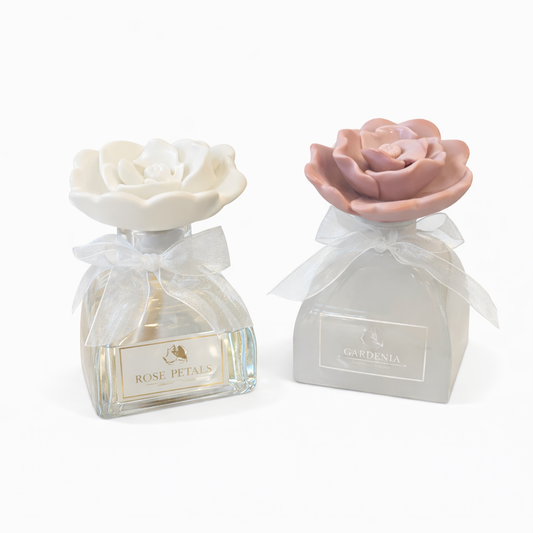 Pretty Valley Home Ceramic Rose Gypsum Diffuser