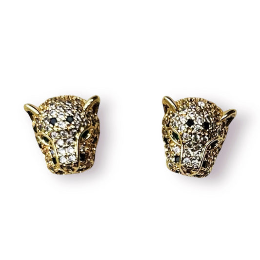 Wild & Chic Panther Jaguar Stud Earring