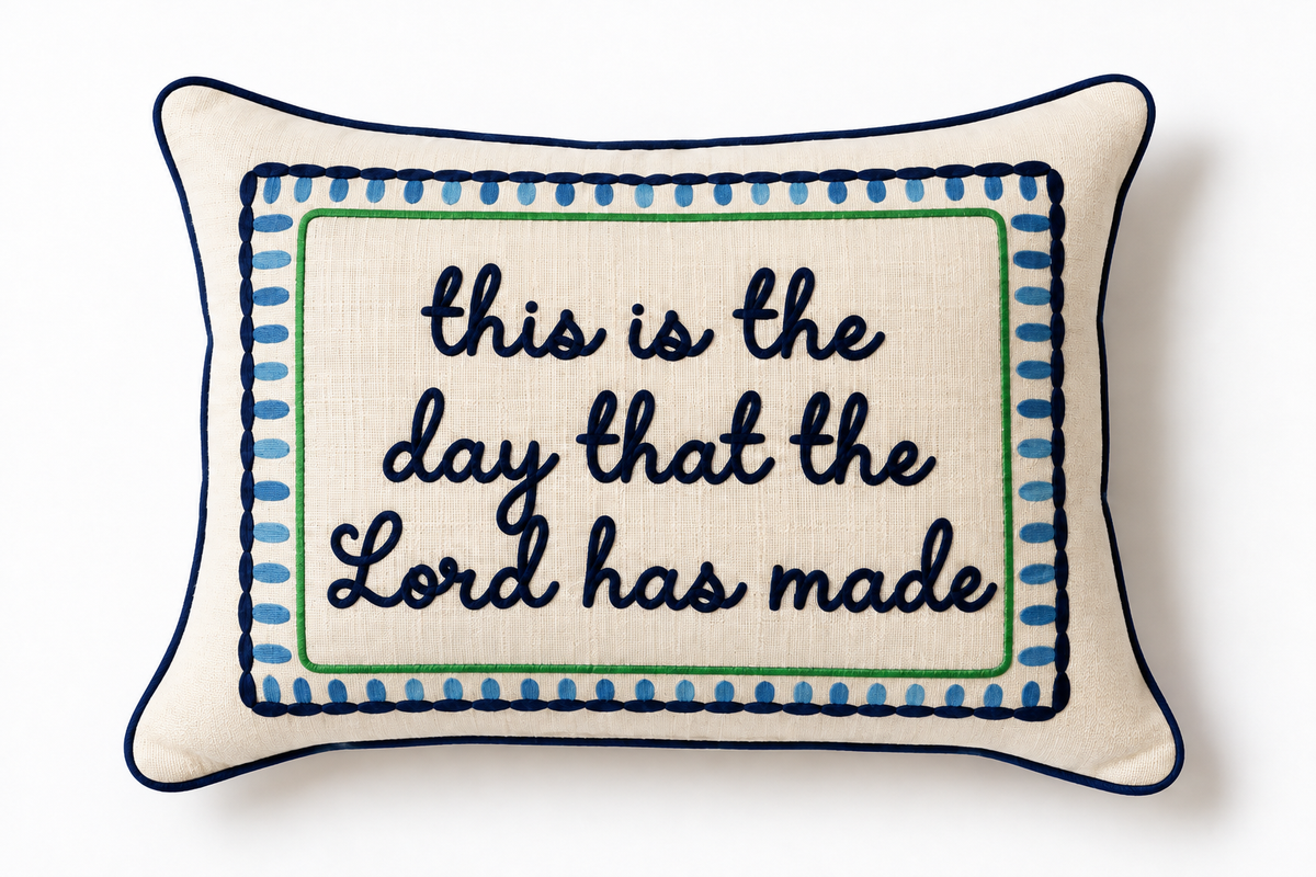 This is the Day that the Lord had made Decorative Pillow