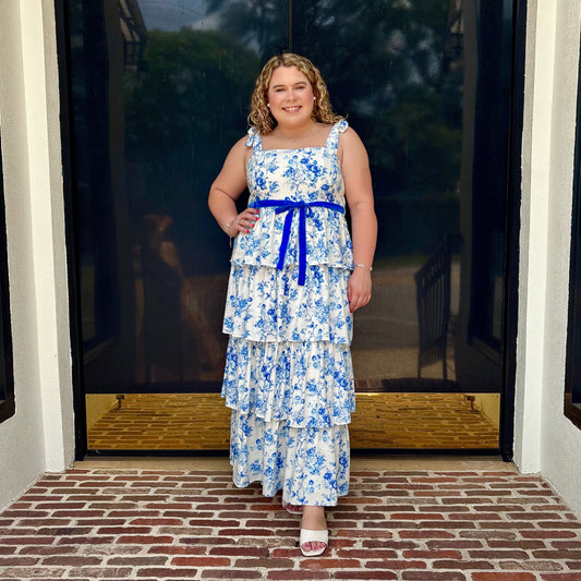 Feeling Dreamy Floral Tiered Dress ~ Final Sale