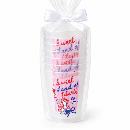 Sweet Land of Liberty Party Cup Set