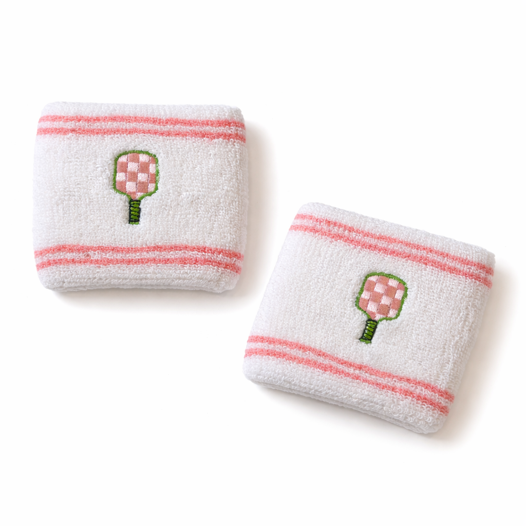 Pickleball Pink & Green Wristband