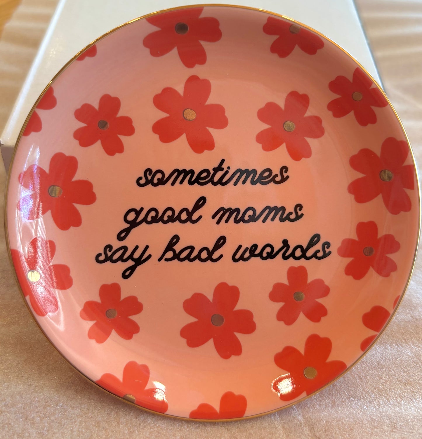 Good Moms Say Bad Words Trinket Tray