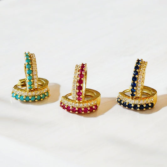 Mini Dainty Accent Hoops