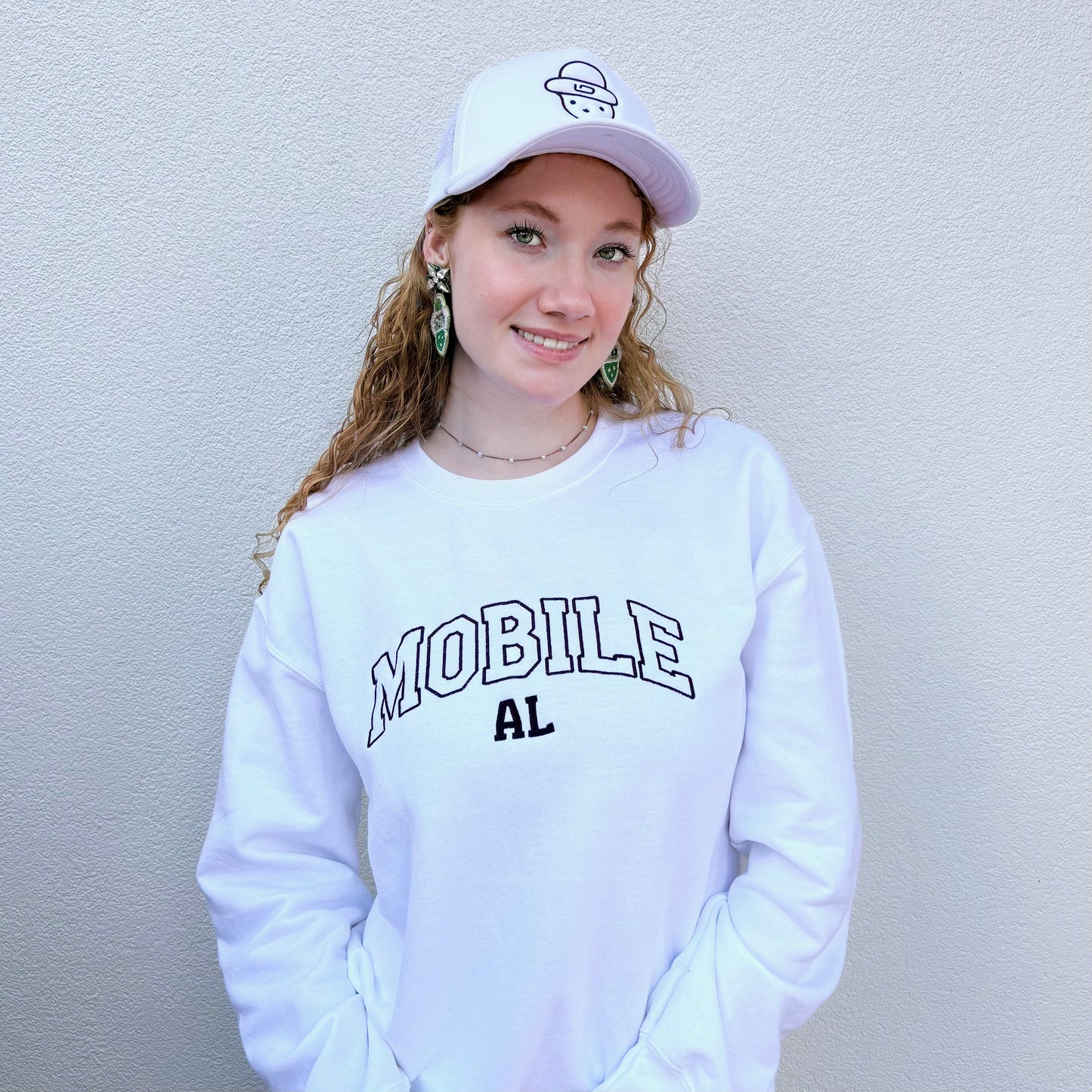 Mobile Alabama Crewneck Sweatshirt