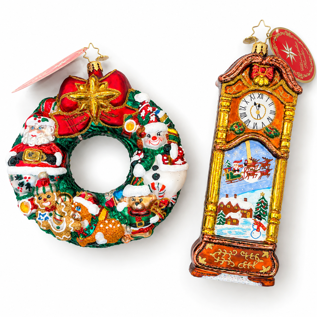 Holiday Magic Glass Ornament Collection