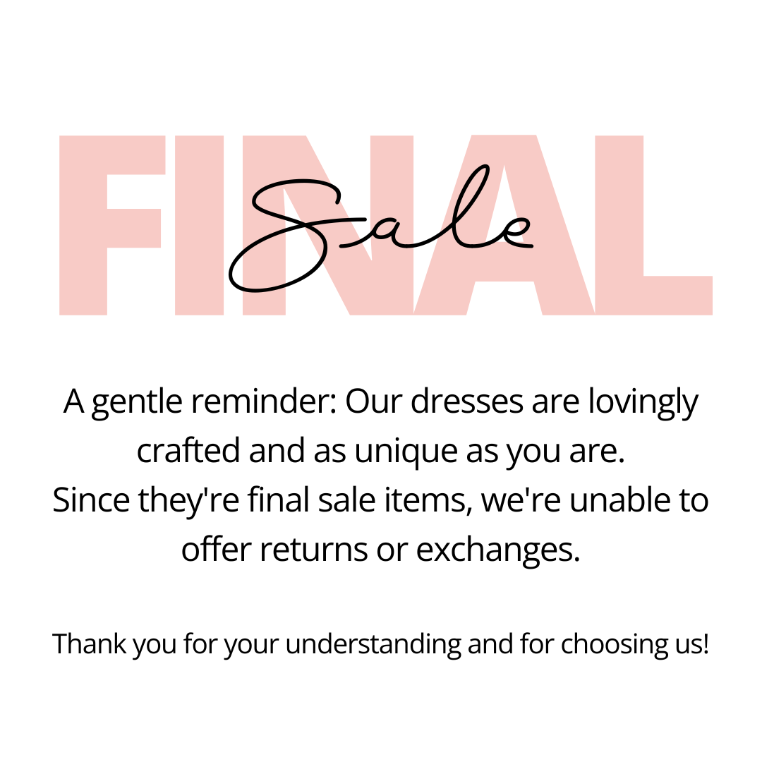 Botanical Breeze Short Dress~Final Sale~No Exchanges or Returns
