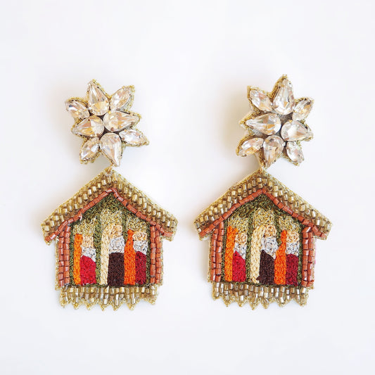 Beaded Wisemen Earrings