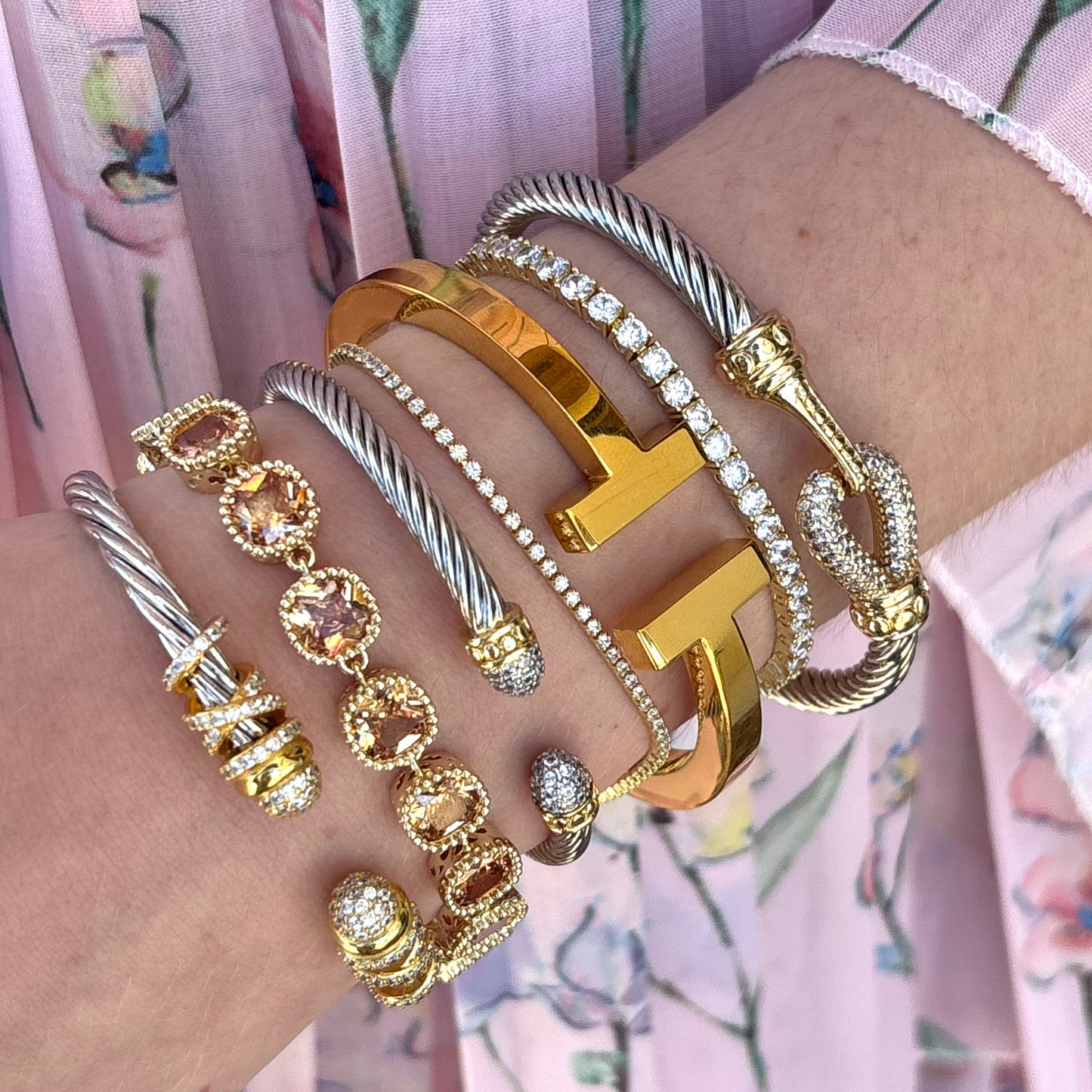 Iced Out Rhinestone Bracelet