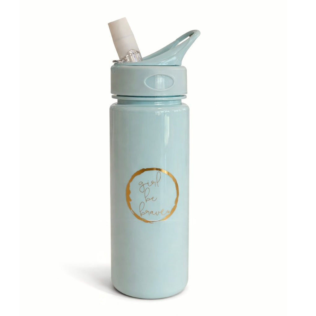 Girl Be Brave Water Bottle
